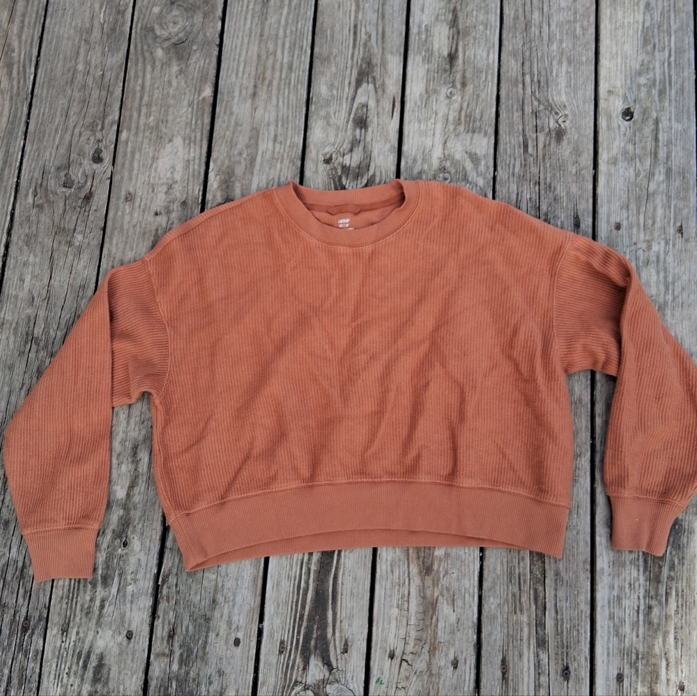 Aerie Rust Orange Sweater XS